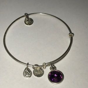 Women’s Alex & Ani ruby charm bracelet